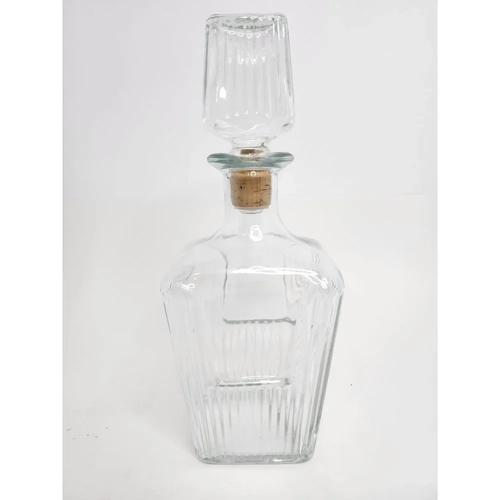Glass Decanter with Stopper Decor Federal‎ Law Forbids Clear